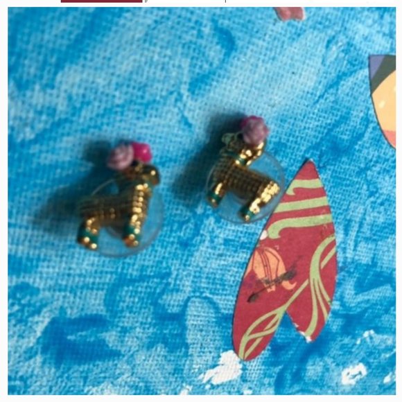 kate spade Piñata Stud Earrings nwot - Picture 4 of 4